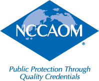 NCCAOM Logo Stacked PMS